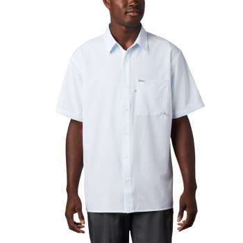 Pánské Košile Columbia PFG Zero Rules Woven Short Sleeve Bílé EPWOHC594